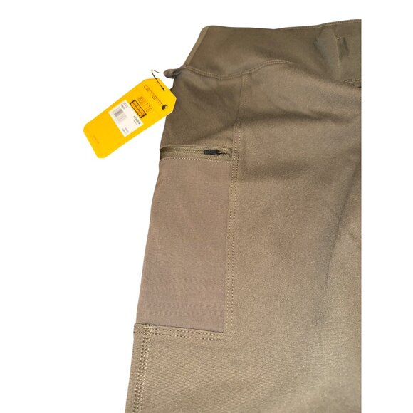 Carhartt Womens Rugged Flex Brown Utility Legging Xs - Picture 4 of 11